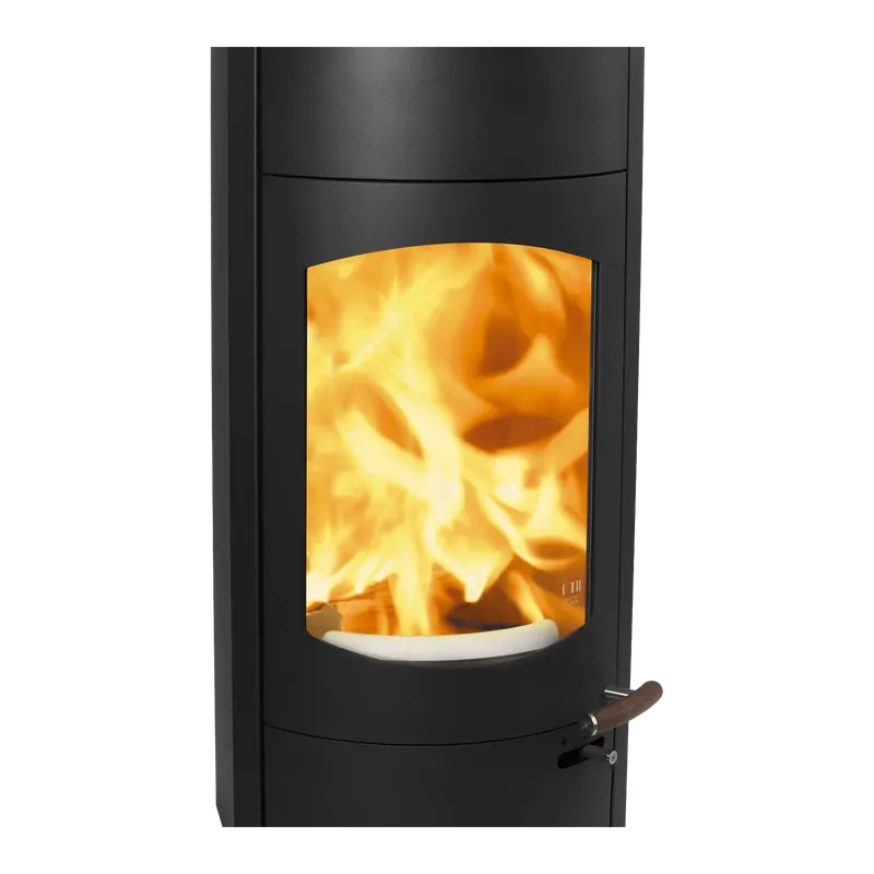 Poêle à bois Austroflamm Koko Xtra 2.0, vue de face sur fond blanc