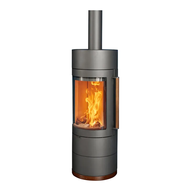 Poêle à bois Austroflamm Lux, vue de face sur fond blanc