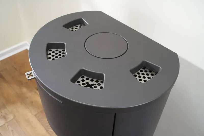 Poêle à bois Austroflamm Uno Xtra, vue de détail