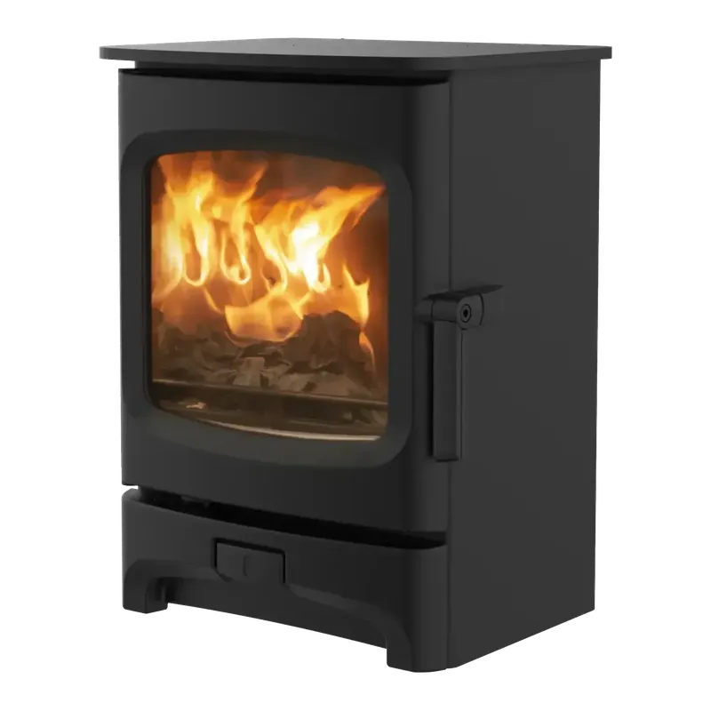 Poêle à bois Charnwood Aire 3, vue de face