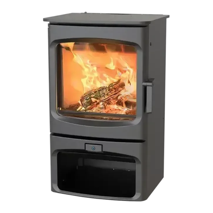 Poêle à bois Charnwood Aire 500, vue de face