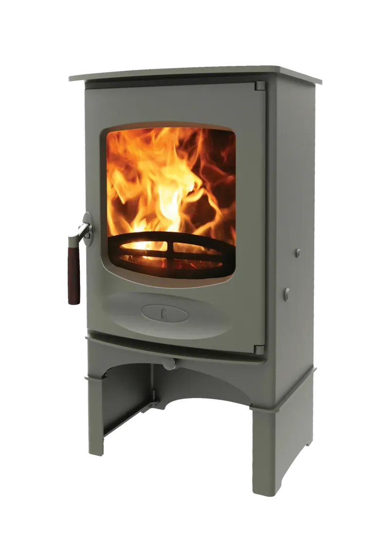 Poêle à bois Charnwood C-Four, installé dans un intérieur