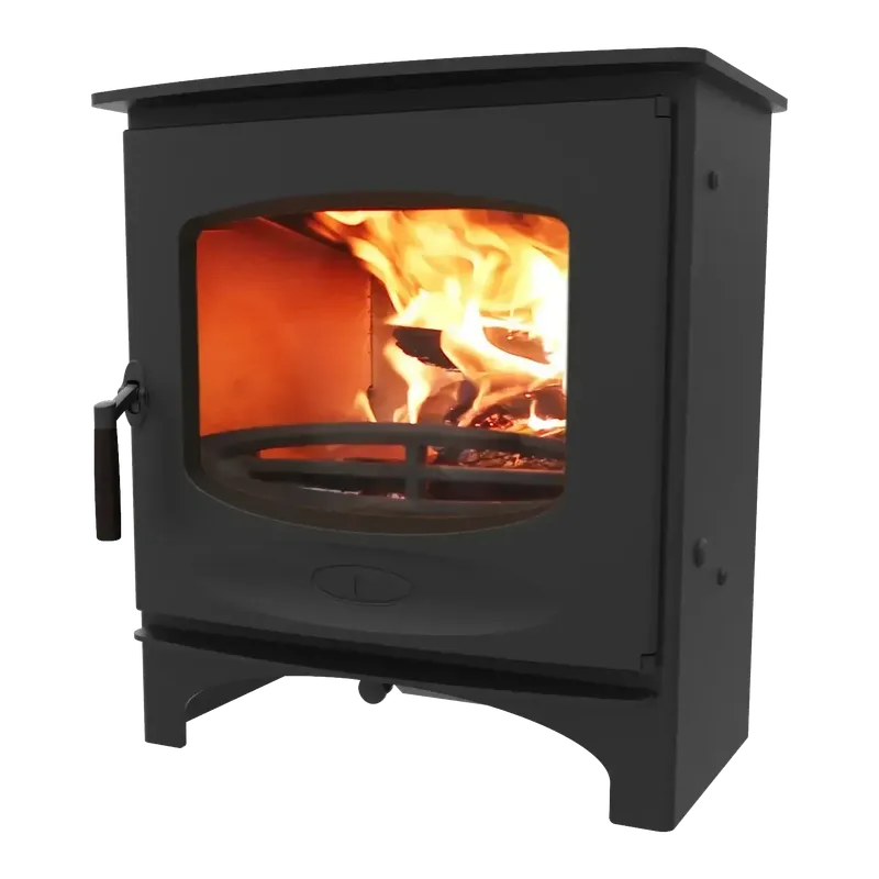 Poêle à bois Charnwood C-Seven, vue de face