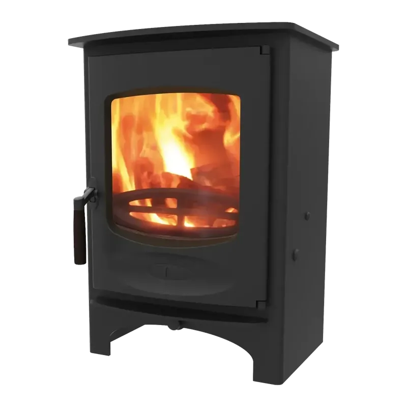 Poêle à bois Charnwood C-Six, vue de face