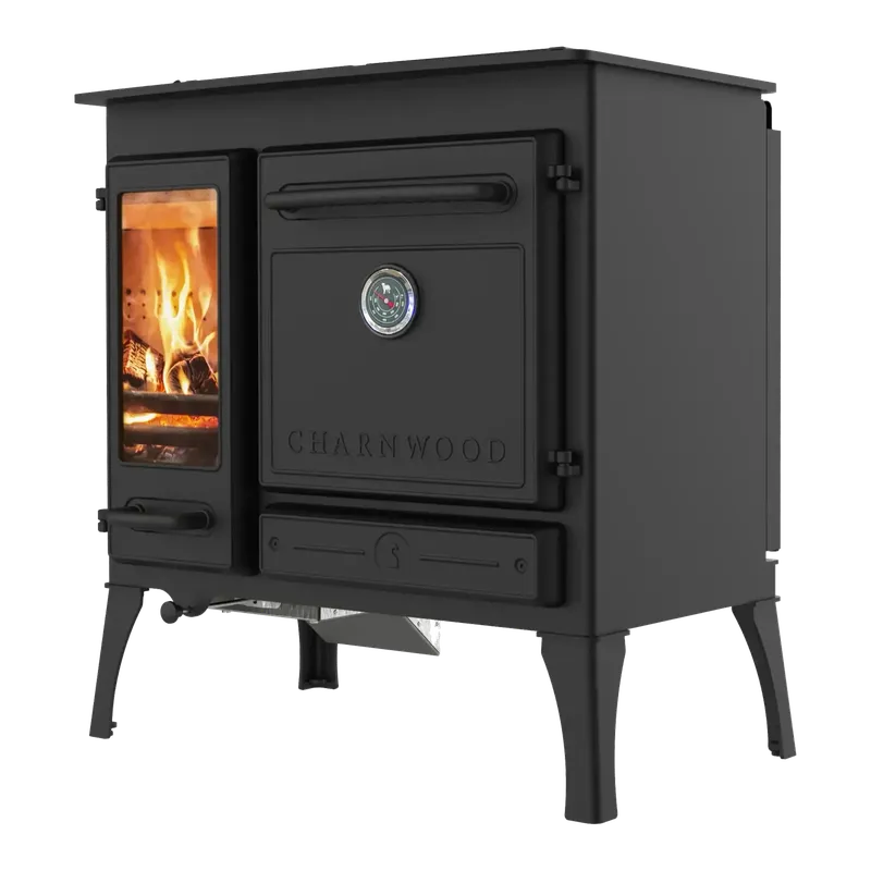 Cuisinière à bois Charnwood Haven, vue de face